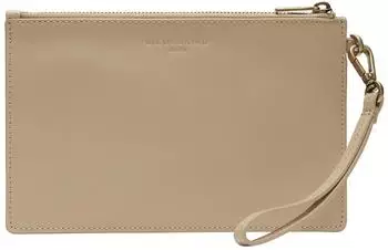 Liebeskind Soft Nappa Kulturbeutel, Leder, beige