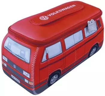 Brisa T3 Bus Neopren Kosmetik-Reisetasche, rot (T3NE41)