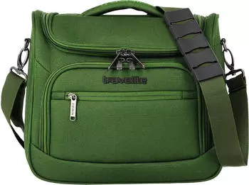 Travelite Cubis Beautycase 32cm, grün