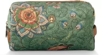 PiP Studio Coco Cosmetic Bag Mumbai Morning, grün, M (21,5x10x10,5cm)