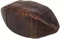 Mad Monkey Kulturtasche aus Echtleder"American Football"