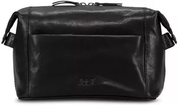 Jost Glasgow Kulturbeutel Leder 24cm schwarz (3043-001)