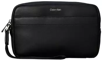 Calvin Klein Raised Pouch W/ Handle Kulturbeutel mit Henkel (58159218) schwarz