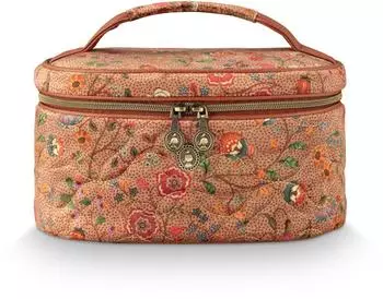 PiP Studio Cleo Beauty Case Flora Bangelore sand 26x16x16cm (51.274.331)