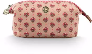 PiP Studio Cooper Kosmetiktäschchen „Jaipur Flower" klein, sandpink