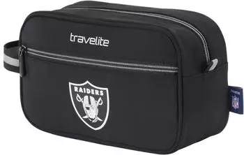 Travelite NFL Kulturbeutel Las Vegas Raiders, Polyester, 3L (004701-01)