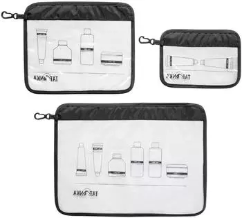 Tatonka Zip Flight Bag Set, schwarz, transparent (3-teilig)