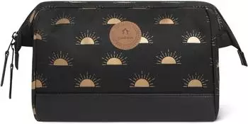 Caba&iuml;a Travel Kit All Over Medium "Avenue de la Mer" schwarz (AVENUE DE LA MER BLACK)