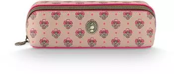 PiP Studio Cyrille Kosmetiktasche „Jaipur Flower" Small, hellrosa