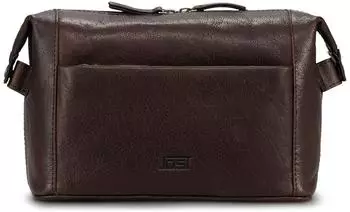 Jost Glasgow Kulturbeutel Leder 24cm braun (3043-003)