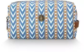 PiP Studio Coco Kosmetiktasche medium, Samba Stripe, blau