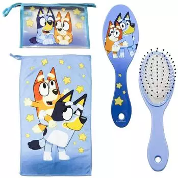 Cerd&aacute; Group Bluey Reise-Kulturbeutel-Set mit Kamm, Handtuch und Tasche, blau (2500003342)