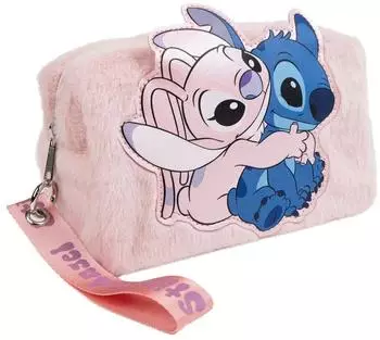 Cerd&aacute; Group Lilo & Stitch Stitch and Angel Kulturbeutel rosa