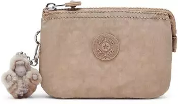 Kipling Creativity S Portemonnaie mit Reißverschluss, mehrere Fächer, dunkelbeige (KPK01864J001001)