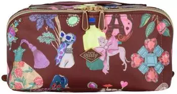 Oilily Deja Futur Cisse Cosmetic Bag Hot Chocolate, dunkelbraun (MEOIL1727-815)