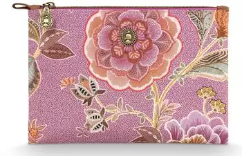 PiP Studio Charly Kosmetiktasche flach Medium, Matata lila