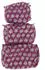 Guru-Shop Boho Kosmetiktaschen Set mit Blockprint violett