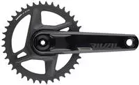 SRAM Rival 1 AXS DUB Kurbelgarnitur 1x12, 40 Z&auml;hne, 172,5 mm - pr&auml;zise