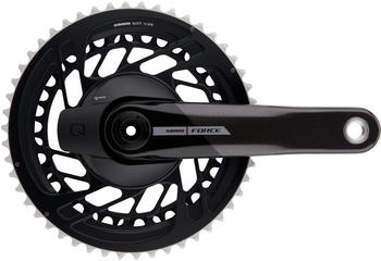 SRAM Force Axs D2 Spider Dub Crankset Power Meter silver 175mm (50/37) SRAM Force Axs D2 Spider Dub Crankset Power Meter silver 175mm (50/37)