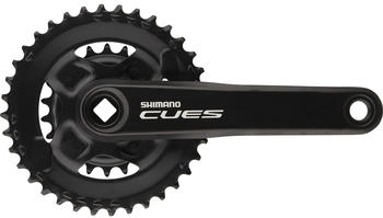 Shimano CUES Kurbelgarnitur FC-U4000-2 Vierkant schwarz