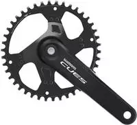 Shimano CUES FC-U4000 9/10/11-fach Kurbelgarnitur, Black, 175 mm