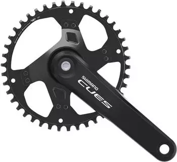 Shimano CUES Kurbelgarnitur FC-U4000-1 Vierkant schwarz (EFCU40001EB2X)