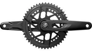 SRAM Rival Quarq E1 Kurbelgarnitur, 48-35T schwarz 160 mm