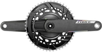 SRAM Force AXS E1 Kurbelgarnitur, 48-35T schwarz 165 mm