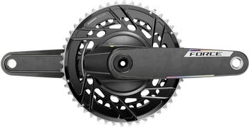 SRAM Force AXS E1 Kurbelgarnitur, 50-37T schwarz 165 mm
