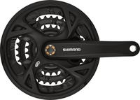 Shimano EFCM371E866CL, Shimano Altus Kurbelgarnitur 48/36/26T 175 mm Schwarz