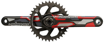 Truvativ Desc Eagle DH CoLab Troy Lee Designs Crankset 36Z DM red 165mm