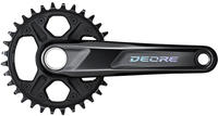 Shimano EFCMT5101CXA0L, Shimano Deore Mt510 96 Bcd Crankset Schwarz 170 mm / 30t