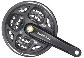 Shimano Altus FC-M311 Kurbelgarnitur 48/38/28 schwarz 175mm