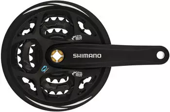 Shimano Altus FC-M311 Kurbelgarnitur 42/32/22 schwarz 175mm