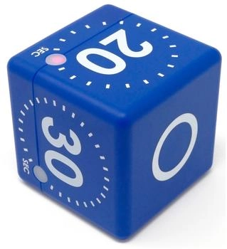 TFA Dostmann Digitaler Würfel-Timer Cube Blau für Spiel und Sport (38.2036.06)