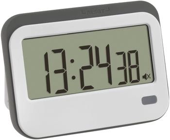 TFA Dostmann Digitaler Timer mit Stoppuhr und Wecker wei&szlig;/grau (38.2052.02)