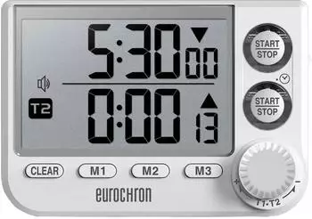 Eurochron EDT 8002 Kurzzeittimer digital, wei&szlig; (EC-3509468)