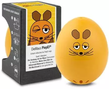 Brainstream Maus PiepEi singende Eieruhr, 3 Härtegrade (A006208)