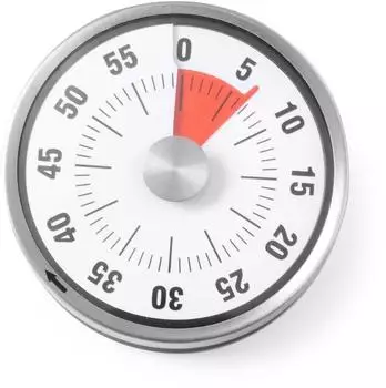 Hendi Analoger K&uuml;chentimer, einstellbar bis 60 Minuten, &oslash;80x(H)30mm (582015)