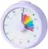 Relaxdays Visueller Timer mit optischem Alarm, lila, für Kinder