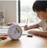 Relaxdays Visueller Timer mit optischem Alarm, lila, für Kinder