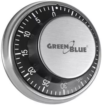 GreenBlue GB152 Mechanischer K&uuml;chentimer, magnetisch, schwarz/grau (GB152)