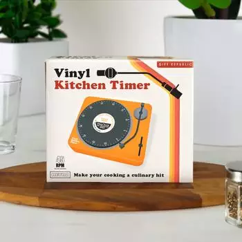 Gift Republic Küchentimer Plattenspieler-Design (GR940007)