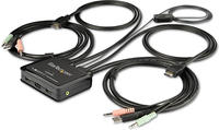 StarTech.com SV211HDUA4K, StarTech.com 2-Port HDMI KVM Switch with Built-In Cables -