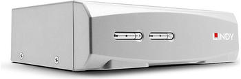 Lindy 2 Port KVM Switch, HDMI 4K60, USB 2.0 & Audio
