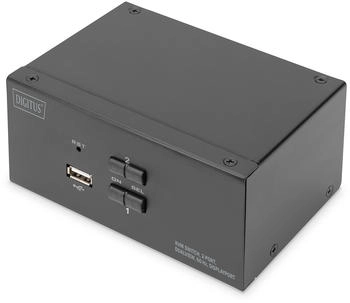 Digitus KVM-Switch, 2 Port, Dual Display, 4K, DisplayPort (DS-12862)