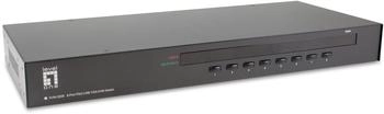 Level One 8-Port PS/2-USB VGA KVM Switch Schwarz (KVM-3208)