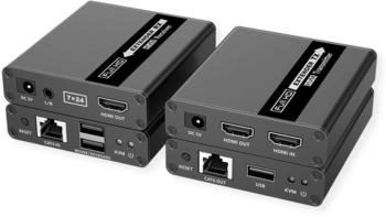 Value KVM Verlängerung über Cat.6/6A, HDMI, USB, Audio, max. 70m (14.99.3042)