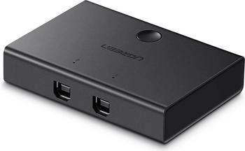 Ugreen USB 2.0 Sharing Switch 2x1 Schwarz (30345)