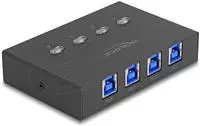 DeLOCK USB 5 Gbps Switch f&uuml;r 4 PC Jahr 1 Ger&auml;t